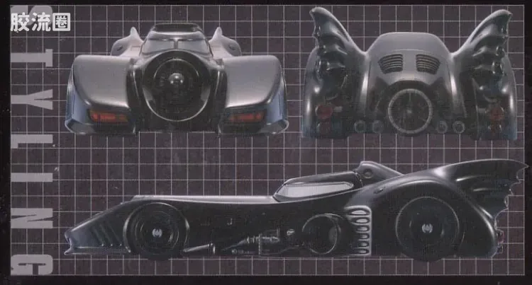EX系列拼装模型 EX ADVANCED MODEL 蝙蝠车 蝙蝠侠Ver. - 图片